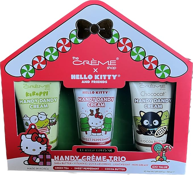 Hello Kitty and Friends-Holiday Handy Créme Trio -by the CRÉME Shop-Holiday Gift Set-VivaGrace Women
