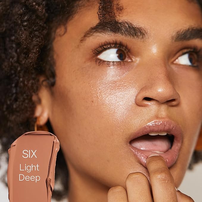 Saie Slip Tint Tinted Moisturizer with SPF 35 - Light Coverage, Glowy Skin Tint & Mineral Sunscreen for Face with Hydrating Hyaluronic Acid - Summer Makeup Essential - Shade Six (1.35 oz)-VivaGrace Women