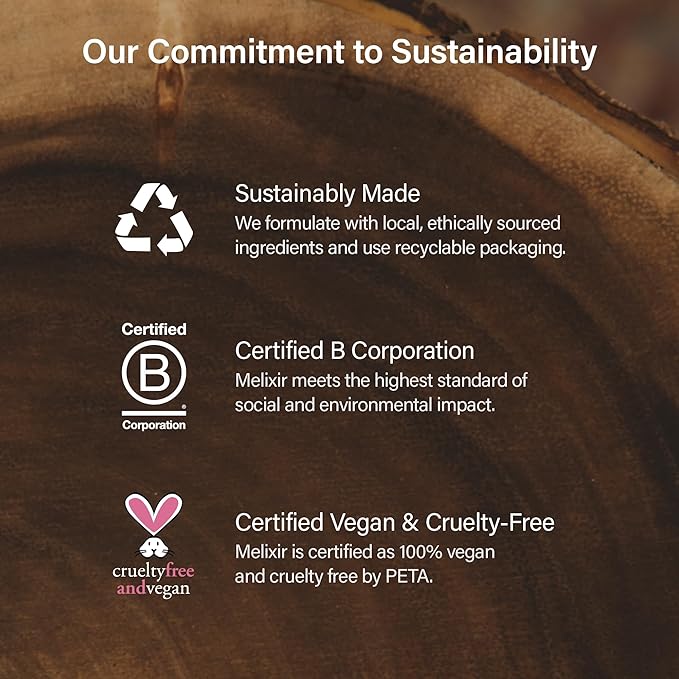 Melixir Vegan Lip Butter #11 Autumn Rain (+11 more colors), Deep Nourishing Tinted Lip Balm for Dry Lips, Bee-Free, Petrolatum-Free, Plant-Based, Hydrating for Cracked & Chapped Lips, Travel Essential-VivaGrace Women