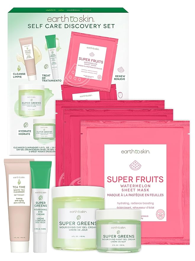 Earth To Skin Self Care Discovery Set-VivaGrace Women