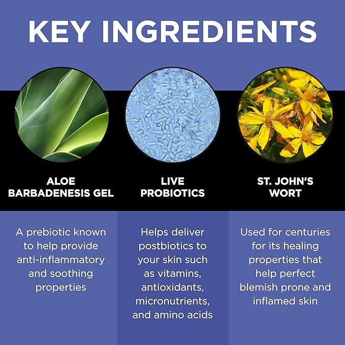 3-Step Skin Care Kit – Face Cleanser, Probiotic Serum & Moisturizer – Ultimate Recipe for Balanced, Glowing, Hydrated Skin – Perfect for All Skin Types – Travel Size – Vegan & Cruelty-Free-VivaGrace Women