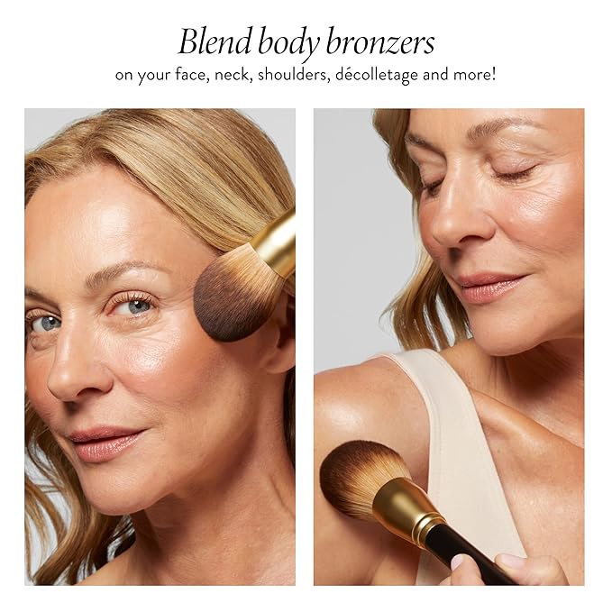 LAURA GELLER NEW YORK Classic Bronzer Brush | Fluffy Powder Brush, Contour & Define, Vegan Bristles-VivaGrace Women