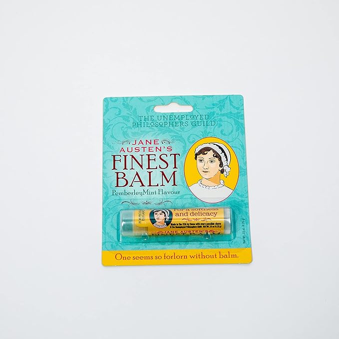 Jane Austen's Finest Balm, Lip Balm Tube, Peppermint Flavored - Cruelty-Free and Made in the USA from Natural and Imported Ingredients-VivaGrace Women