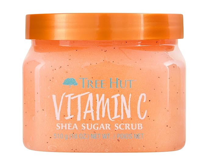 Tree Hut Vitamin C Shea Sugar Scrub, 18 oz, Ultra Hydrating and Exfoliating Scrub for Nourishing Essential Body Care-VivaGrace Women