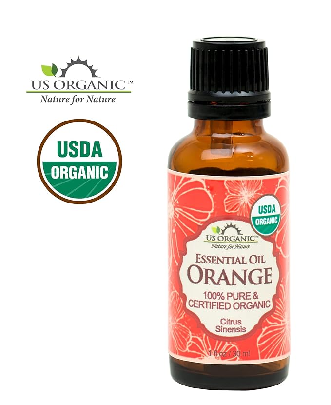 US Organic 100% Pure Sweet Orange Essential Oil - USDA Certified Organic (30 ml / 1 fl oz, Sweet Orange)-VivaGrace Women