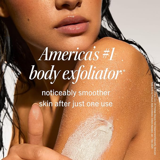 First Aid Beauty - KP Bump Eraser Body Scrub with 10% AHA, Keratosis Pilaris Skin Exfoliater with Glycolic and Lactic acids, Helps Reduce Chicken Skin Bumps, Safe for Sensitive Skin, 4 oz-VivaGrace Women