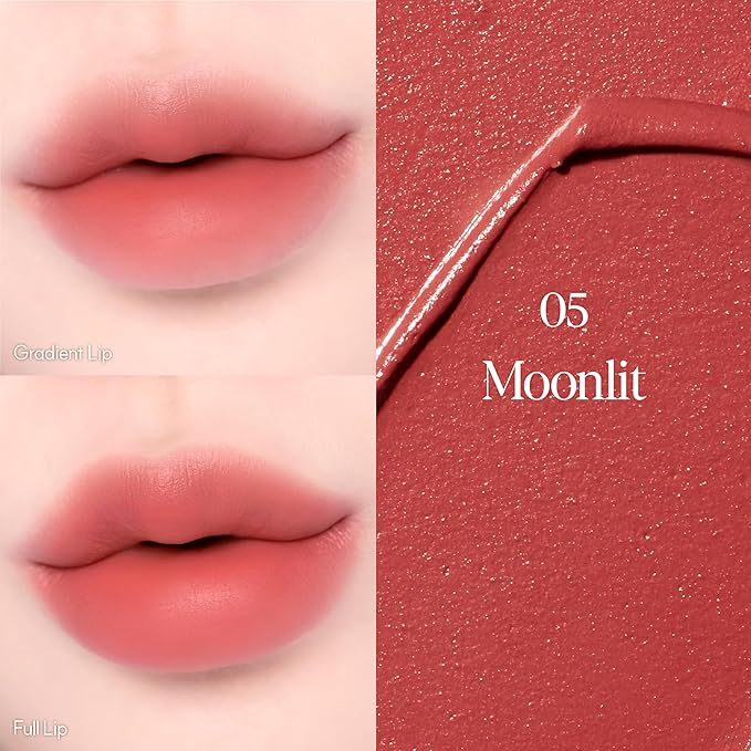 Espoir Couture Lip Tint Fitting Blur #5 Moonlit 0.14oz | Soft and Creamy Color for Blurry Lip Look | Smudge-Proof Fixing Lip Stain | Lightweight and Comfortable Matte Finish-VivaGrace Women
