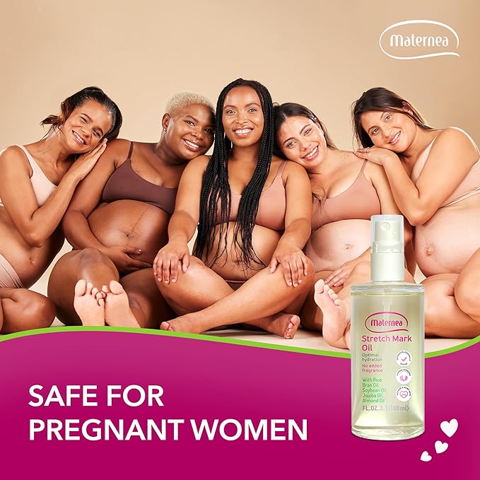 Stretch Mark Oil - Provides Optimal Skin Hydration and Nourishment, 3.3 FL. OZ. (100 ml)-VivaGrace Women