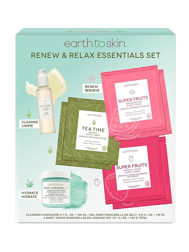 Earth To Skin Renew & Relax Essentials Set-VivaGrace Women
