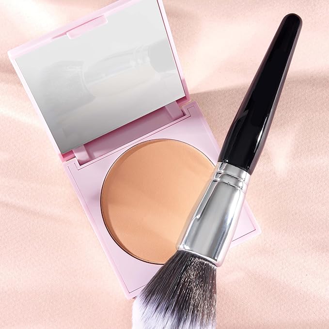 Mally Beauty The Anti-Powder Tinted Finishing Brightener, Light Mally Beauty The Anti-Powder Tinted Finishing Brightener Powder, Deep- Matte Finish, Brightens complexion and Blurs imperfections-VivaGrace Women