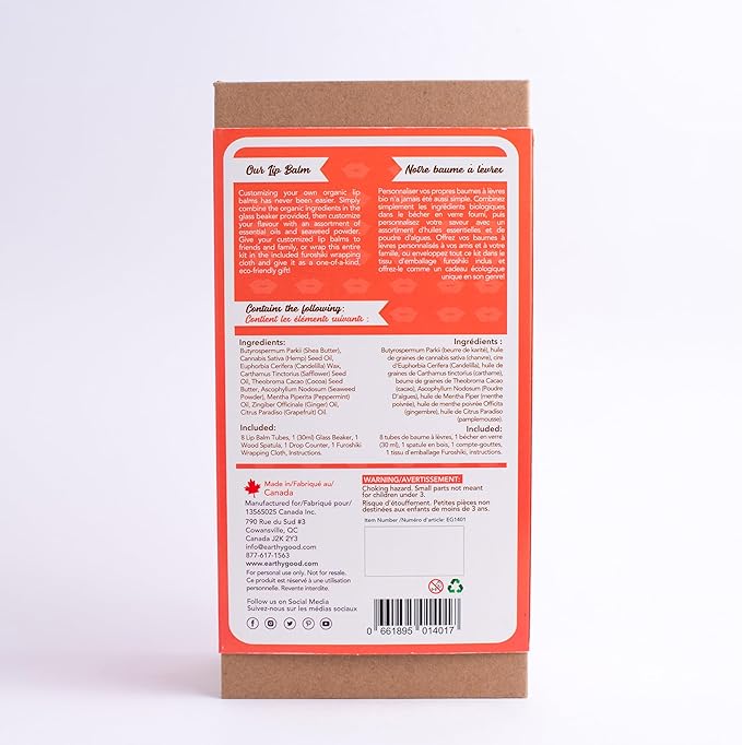 Earthy Good Organic DIY Lip Balm Making Craft Kit By Kiss Naturals-VivaGrace Women