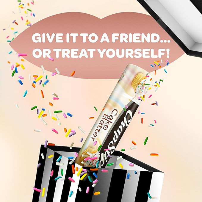 ChapStick Cake Batter Limited Edition Flavored Lip Balm Tubes - 0.15 Oz (Pack of 3)-VivaGrace Women