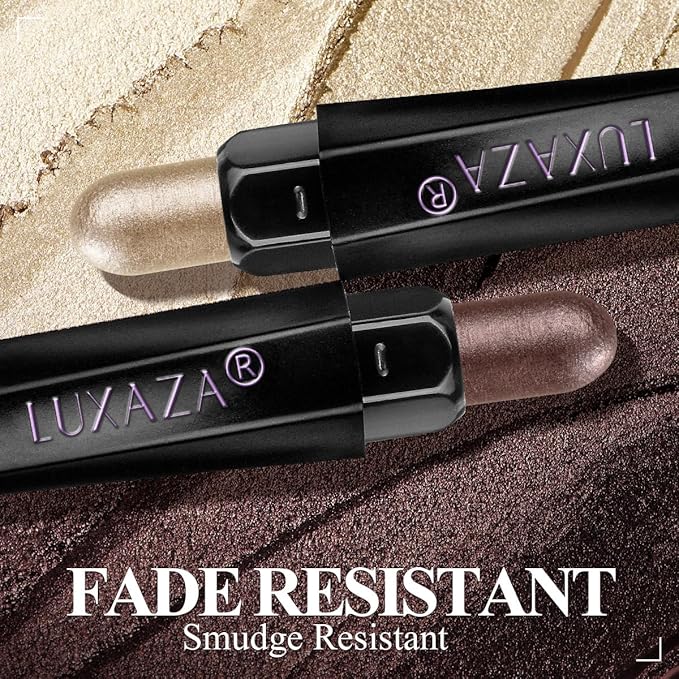 Brown Eyeshadow Stick Makeup 6PCS Set, Neutral Eyeshadow Palette Metallic Shimmer Matte Cream Eye Shadow Eyeliner Brightener Pencil Crayon - TAUPE MAUVE-VivaGrace Women