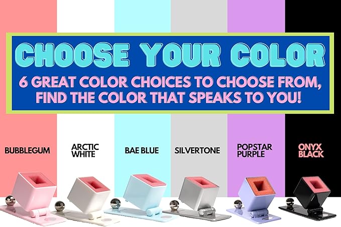 Spill-Proof Nail Polish Holder-Paint With Ultimate Confidence In The Car Or At Home-Stick Every Time Wide Grippy Bottom-Fingernail Painting Stand For Women-Nail Polish Accessories-Nail Art Tool
