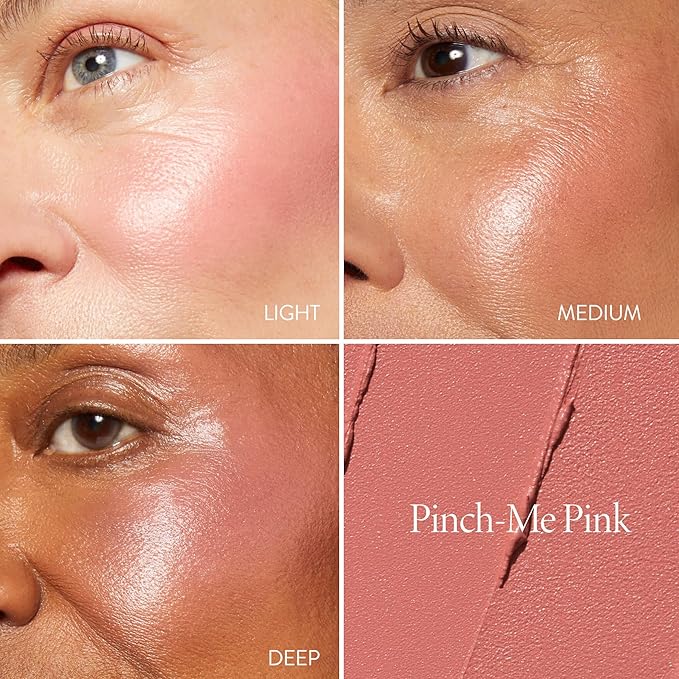 LAURA GELLER NEW YORK The Wonder Balm Complexion Enhancer - Hydrating Weightless Subtle Hint of Color + Glow for Mature Skin - Vegan Squalane - Apply to Cheeks & Lips (02 Pinch-Me Pink)-VivaGrace Women