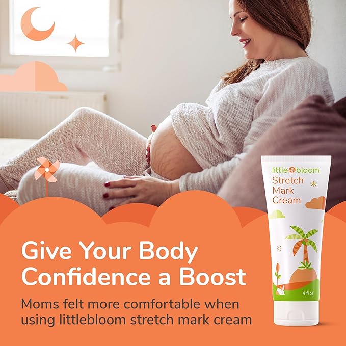 Stretch Mark Cream for Pregnancy w/ Shea Butter, Vitamin C & E - Stretch Mark Cream for Pregnancy, Belly Butter for Pregnancy, Stretch Mark Treatment, Pregnancy Lotion for Belly, Stretch Marks Removal-VivaGrace Women