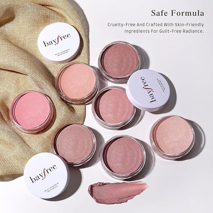 Multi Glow Balm, Cream Blush for Cheeks, Blush Balm Face Makeup, Radiant Finish, Hydrating, Creamy, Lightweight & Blendable Color, Face Makeup, 0.63 Oz