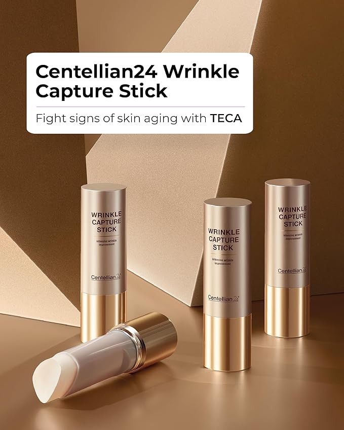 CENTELLIAN 24 Madeca Wrinkle Capture Stick (0.4oz) - Multi Balm Stick for Wrinkles & Fine Lines. Korean Skincare, Eye Cream & Moisturizer by Dongkook. Centella Asiatica, Ceramide, Collagen.-VivaGrace Women
