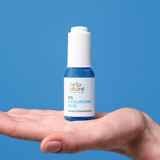 By Nature 2% Hyaluronic Acid Serum for Face & Neck - Skincare from New Zealand - 2% Hyaluronic Acid Facial Serum Concentrate - 1fl. Oz-VivaGrace Women