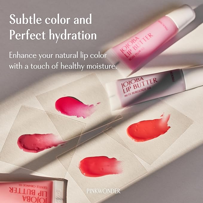 Jojoba Lip Butter (Rose Plum 03)-VivaGrace Women