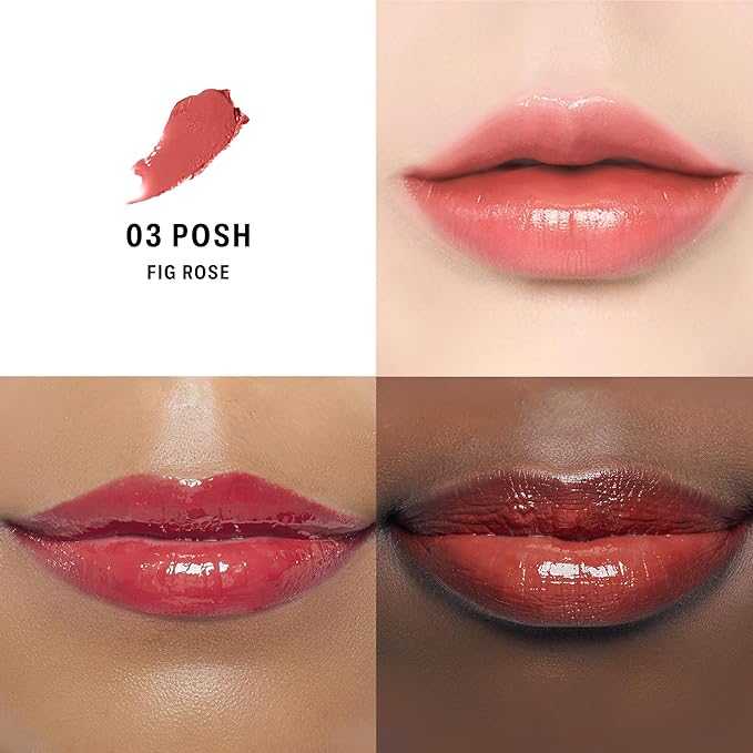 BRAYE Lipsleek Lip Balm, Monochromatic Cream Blush 2-in-1 Face Makeup, Hydrating & Mood Buildable, Vegan + Cruelty-Free Glow for Cheeks l 03 Posh-VivaGrace Women