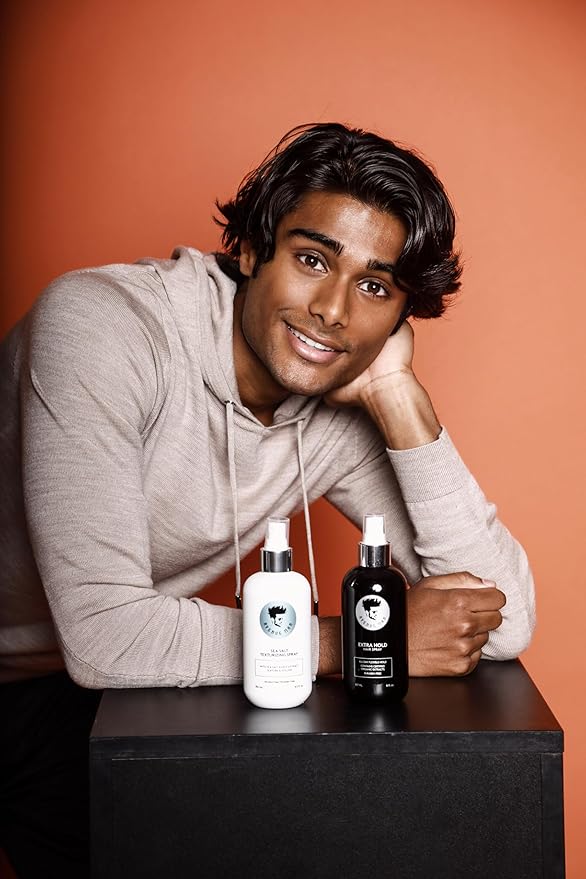 Avenue Man Volumizing Sea Salt Spray for Men - Lightweight Sea Salt Hair Spray for Men - Paraben & Sulfate-Free - Mens Hairspray for Fine & Normal Hair with Kelp, Papaya, Brown Seaweed - 6.76 oz-VivaGrace Women