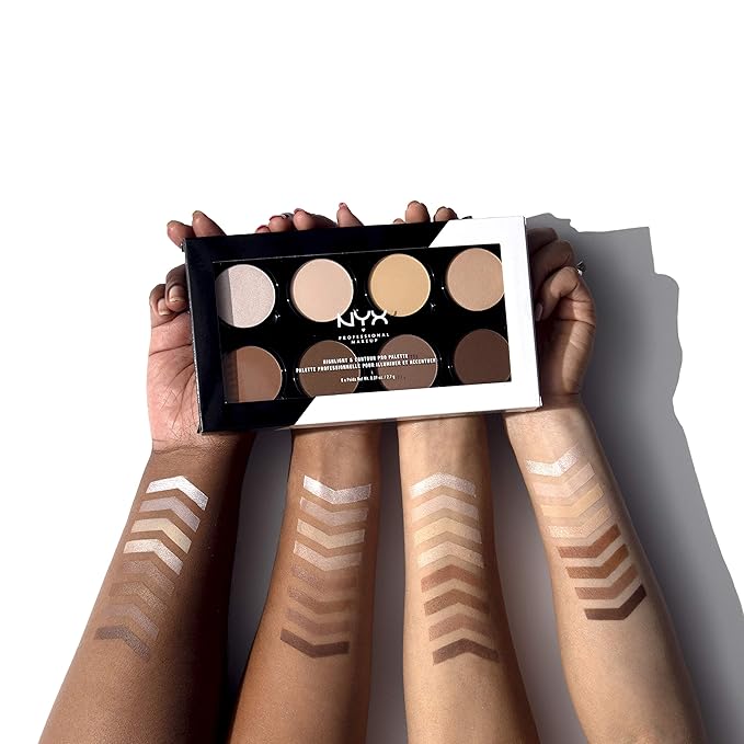 NYX PROFESSIONAL MAKEUP Highlight & Contour Pro Palette-VivaGrace Women