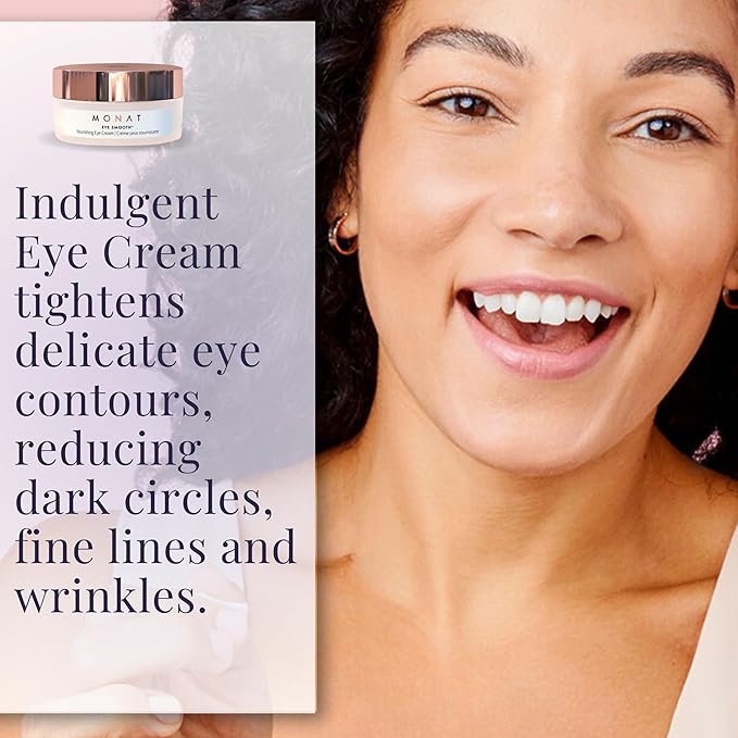 MONAT Eye Smooth™ - Rejuvenating & Hydrating Eye Cream with Plant Stem Cells and Plant Derived Squalane, 0.5 Fl Oz-VivaGrace Women