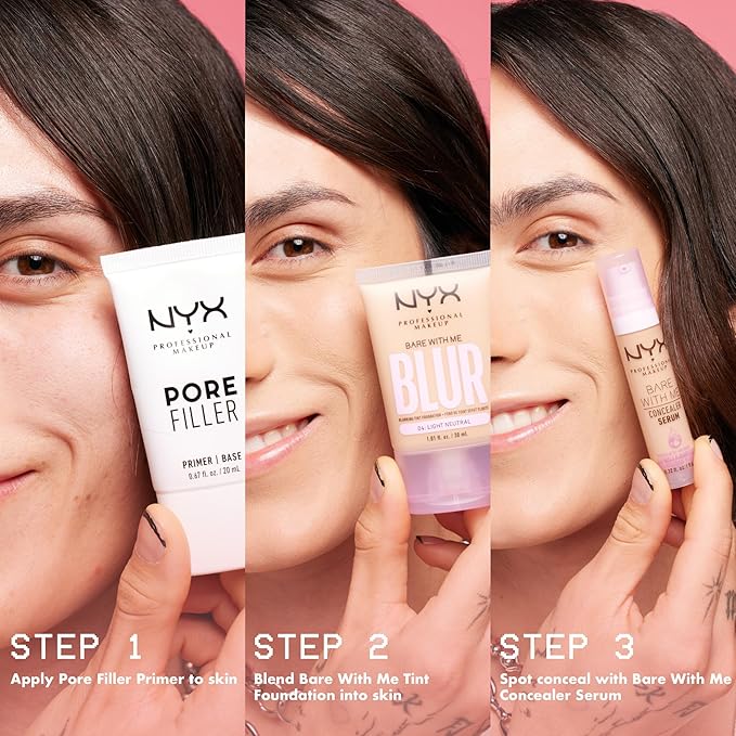 NYX PROFESSIONAL MAKEUP Pore Filler Blurring Primer, Vegan Face Primer-VivaGrace Women