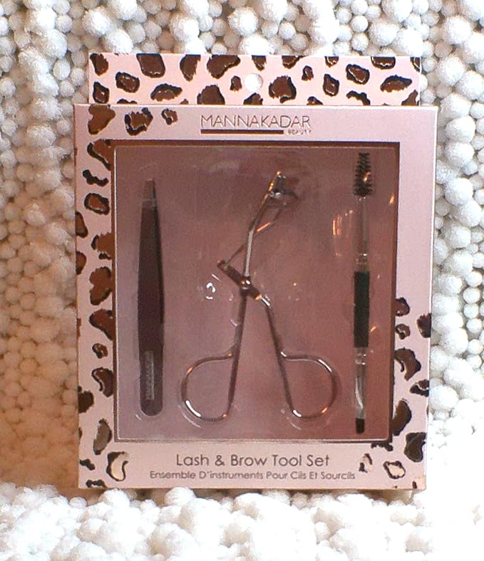 Manna Kadar Lash & Brow Tool Set, Gold-VivaGrace Women