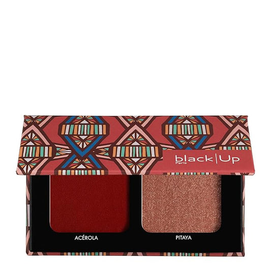 black Up Blush and highlighter duo WAXDUO02