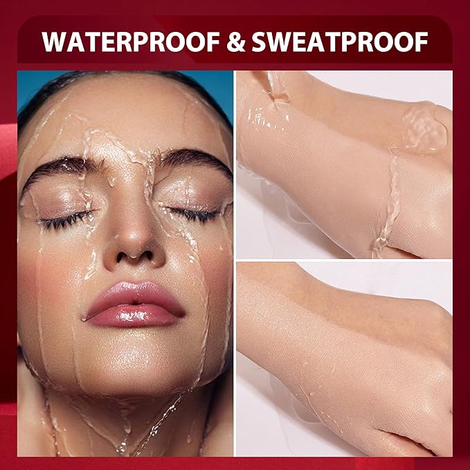 FV Waterproof Foundation with Oil-control, No Transfer & Long Lasting, Matte Foundation for Oily/Normal Skin, Liquid Makeup Foundation with Buildable Coverage for Face, 30g, Natural Beige-VivaGrace Women