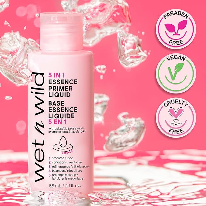 wet n wild 5 In 1 Essence Face Makeup Primer Liquid-VivaGrace Women