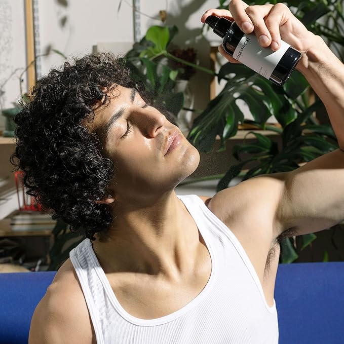 HOMMEFACE Men’s Herbal Spray Face Toner, 8.45 fl. oz. - Alcohol-Free, Hydrating and Balancing Facial Mist with Witch Hazel, CICA Extract, Anti Aging, Aftershaving, for All Skin Types-VivaGrace Women