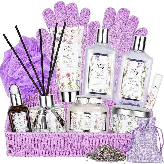 Mothers Day Gifts for Mom - Ultimate 14-Piece Aromatherapy Bath & Body Gift Set, Spa Gift Basket, Bath Collection with Bath Bomb | Christmas Birthday Gift, Perfect Present for Her & Mom All Occasions-VivaGrace Women