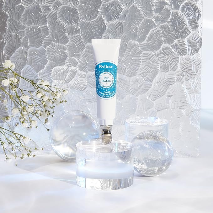 Polåar - Icy Magic Tinted Anti-dark Circles with Siberian Ginseng - Illuminates & smoothes eye contour - Universal shade - Fragrance-Free - 97% Natural, Vegan, Cruelty Free, Made in France - 0.4 Fl Oz-VivaGrace Women