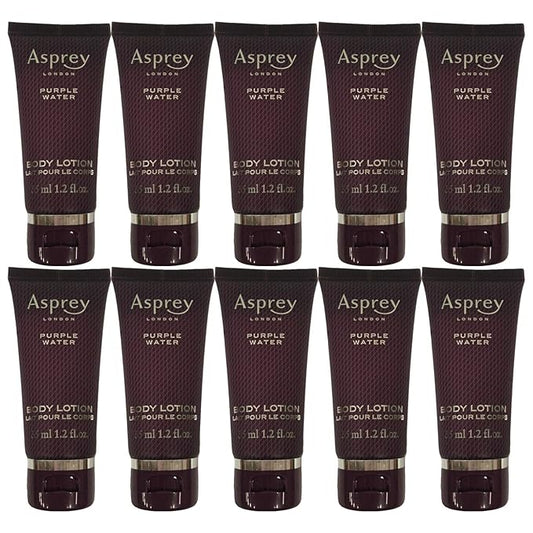 Asprey Purple Water Lotion lot of 10 each 1.2oz Bottles Total of 12oz-VivaGrace Women