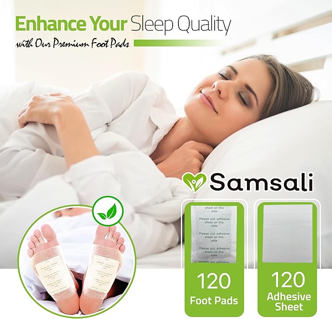 Ginger Foot Pads for Pain Relief: 120-Pack Natural Bamboo Vinegar Bamboo Charcoal Wormwood Lavender Ingredients Foot Patches - Comfort for Stress Relief Relaxation - Ideal for Adults Elderly-VivaGrace Women