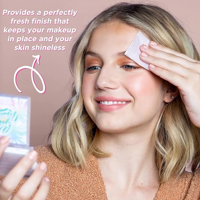 Petite 'n Pretty New Makeup Set - Featherlight Clear Mascara & Brow Gel, Glo$$ Balm, Cloud Mine Backpack, Biodegradable Blotting Sheets + Makeup Bag for Kids, Tweens and Teens-VivaGrace Women