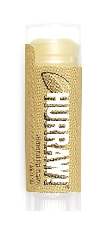 Hurraw! Almond Lip Balm: Organic, Certified Vegan, Cruelty and Gluten Free. Non-GMO, 100% Natural Ingredients. Bee, Shea, Soy and Palm Free. Made in USA-VivaGrace Women