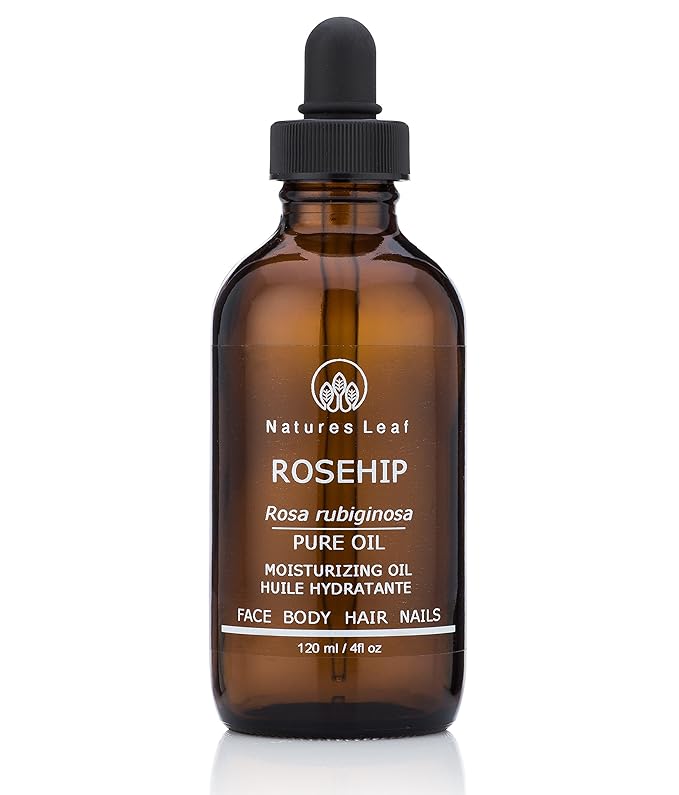 Rosehip Seed Oil Organic / 100% Pure Cold Pressed/Unrefined/Omegas 3, 6 & 9 / Vitamins A C & F/Anti-Aging/Stretch Marks/Wrinkles & Fine Lines 4 fl. oz.-VivaGrace Women