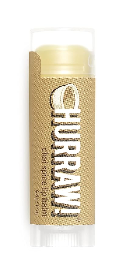 Hurraw! Chai Spice Lip Balm: Organic, Certified Vegan, Cruelty and Gluten Free. Non-GMO, 100% Natural Ingredients. Bee, Shea, Soy and Palm Free. Made in USA-VivaGrace Women