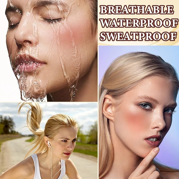 Liquid Contour Beauty Wand,Stick with Cushion Applicator,Cream Contour,Long Lasting Smoothly Moisturizng Silky Contour Stick Blush Stick-VivaGrace Women