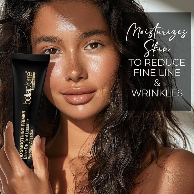 Bellapierre HD Smoothing Primer for a Flawless Complexion | Cruelty-Free & Non-Toxic | Talc-Free Pore Minimizer - 1.01 Fl. Oz-VivaGrace Women