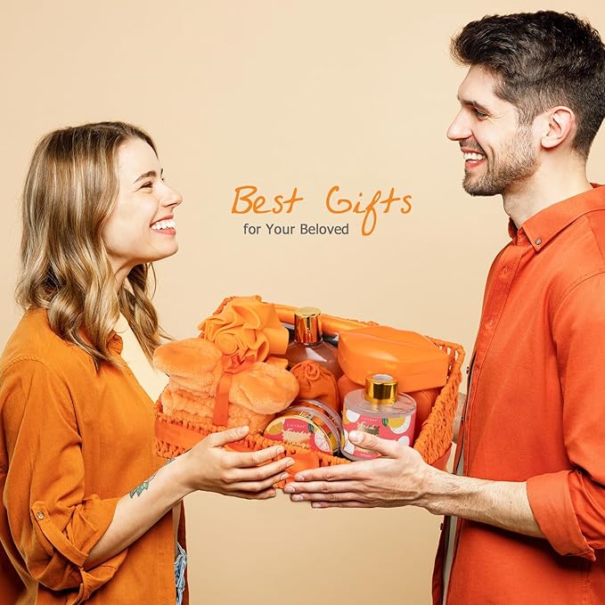 Mothers Day Gifts for Mom - 23-Piece Bath & Body Gift Basket Set for Women, Bath Gift Set, Spa Gift Basket Set with Bath Bomb & More | Christmas Valentine's Birthday Gifts, All Occasion Present-VivaGrace Women