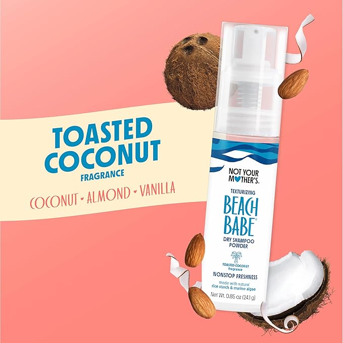 Not Your Mother's Beach Babe Texturizing Dry Shampoo Powder (2-Pack) - .85 oz Each - Instantly Absorbs Oil and Adds Soft, Touchable Texture for All Hair Types-VivaGrace Women