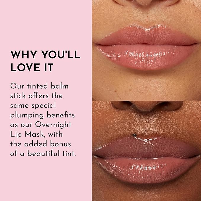 LAWLESS Forget the Filler Lip Plumping Line Smoothing Tinted Balm, Georgie, Pink, 0.09 Ounce-VivaGrace Women