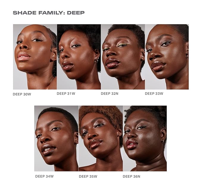 Morphe Lightform Liquid Foundation - Extended Hydration Foundation Makeup with a Lasting, Natural Radiant Finish - Long-Wearing Formula with Buildable, Medium Coverage - Deep 33W (1.01 fl oz)-VivaGrace Women