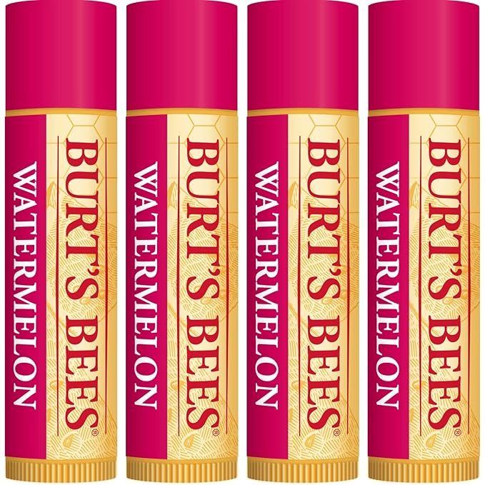 Burt's Bees 100% Natural Origin Moisturizing Lip Balm, Watermelon, 4 Tubes-VivaGrace Women