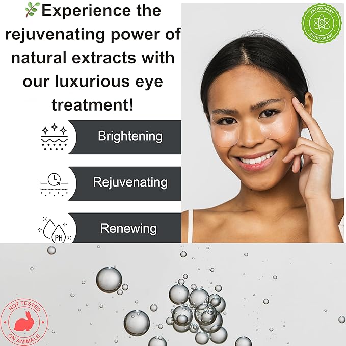 Under Eye Patches (60PCS) Under Eye Mask Collagen, Antioxidants & Hyaluronic Acid Collagen, Under Eye Wrinkle Eye Gels Pads, Anti-Aging Eye Mask Reduce Dark Circles, Puffiness Undereye Bags, Wrinkles-VivaGrace Women